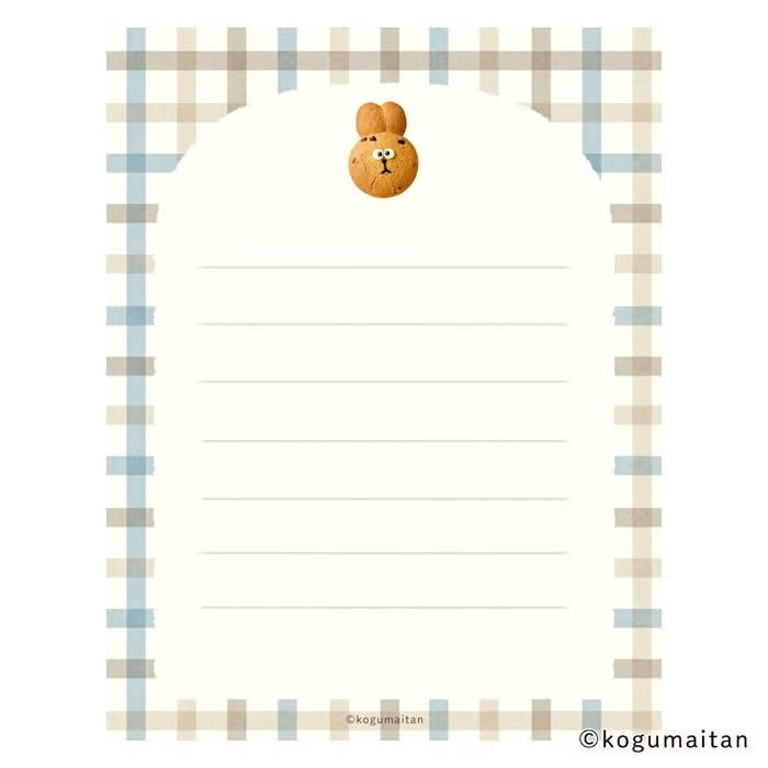 Furukawa Shiko x Kogumaitan Café Die-Cut Mini letter Set Kumamusuru