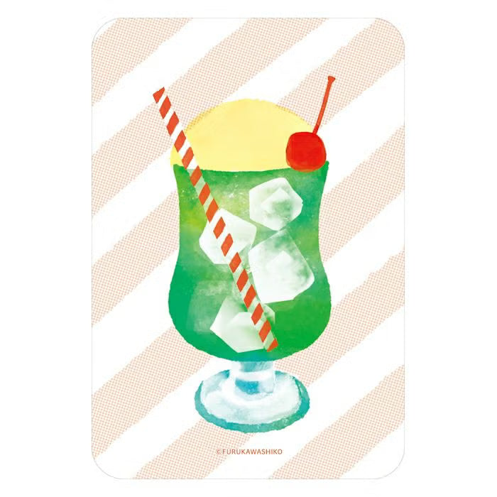 Furukawa Shiko x Hontowatashi Clear Bookmark Cream Soda