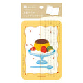 Furukawa Shiko x Hontowatashi Clear Bookmark Retro Pudding