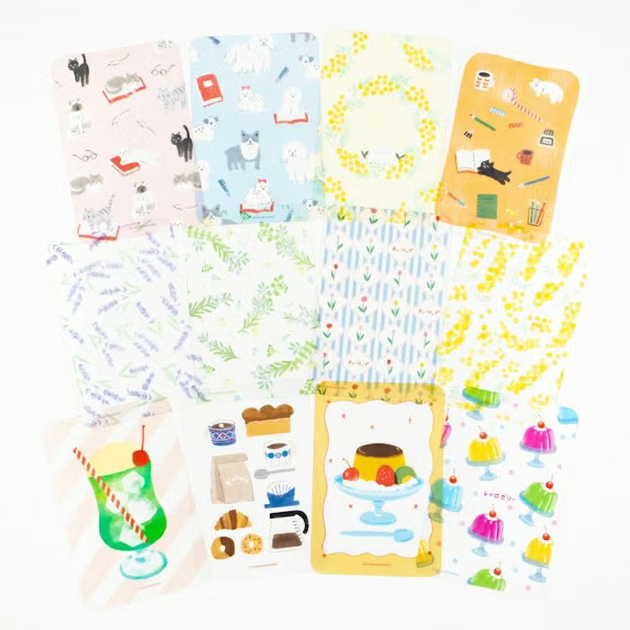 Furukawa Shiko x Hontowatashi Clear Bookmark Stationery and Cat