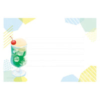 Furukawa Shiko Translucent Mino Washi Letter Set Melon Cream Soda view 3