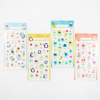 Furukawa Shiko Clear Sticker Cat and Ice Cream view 4