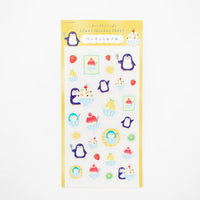 Furukawa Shiko Clear Sticker Penguin and Shaved Ice view 2