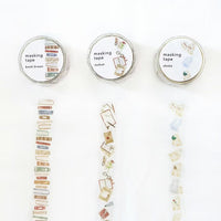 Mind Wave Masking Tape Die Cut Book Brown view 2