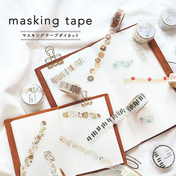 Mind Wave Masking Tape Die Cut Book Brown
