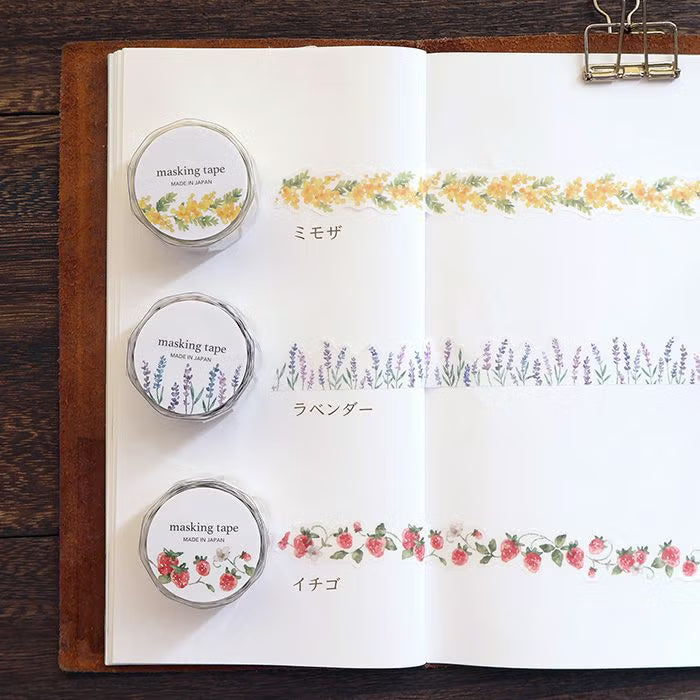 Mind Wave Palette Masking Tape Die Cut Strawberry