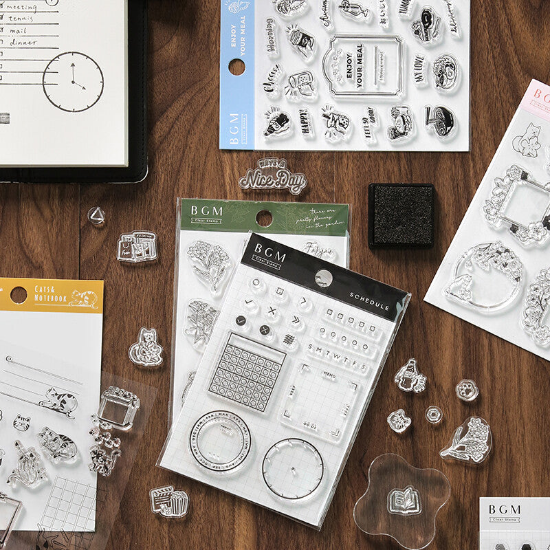 BGM Clear Stamp Acrylic Block Small