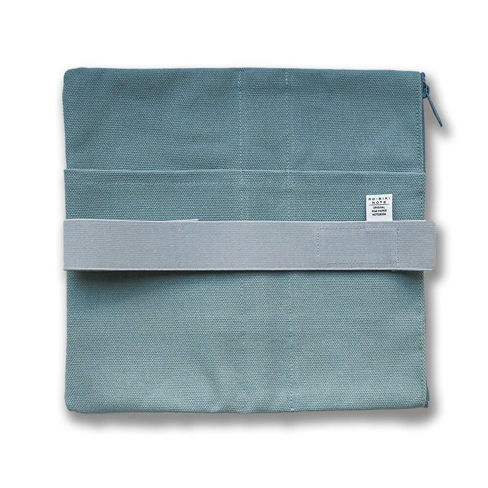 Yamamoto RO-BIKI NOTE Canvas Cover Vintage Blue 16oz Organic Cotton