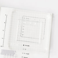 BGM Clear Stamp Acrylic Block Large Grid view 4