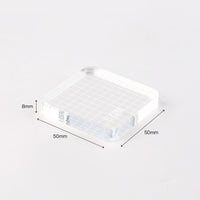 BGM Clear Stamp Acrylic Block Small Grid view 2