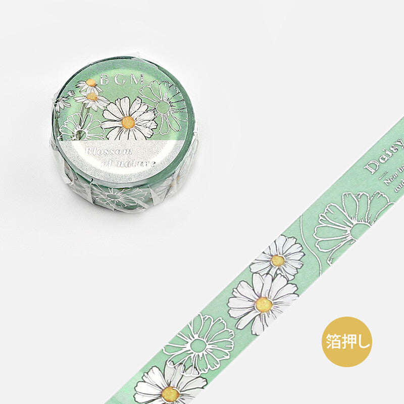 BGM Washi Tape Blossom Green