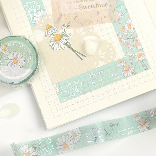 BGM Masking Tape Blossom Sky Green