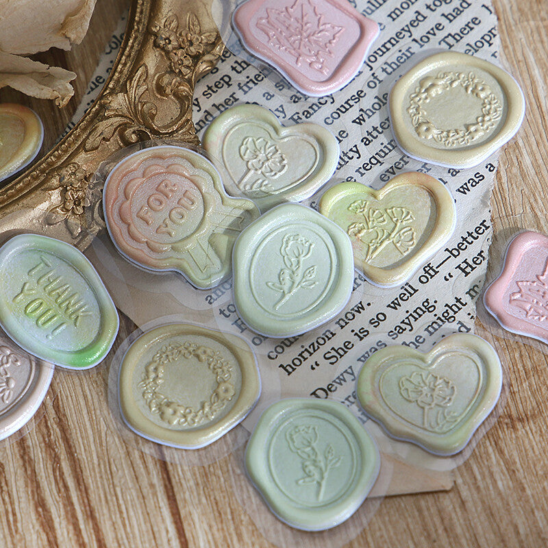 BGM Sealing Stickers Colorful Yellow