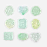 BGM Sealing Stickers Colorful Green view 2