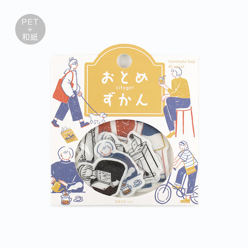 BGM Planner Stickers Coordinate Seal Otome Zukan 6-types