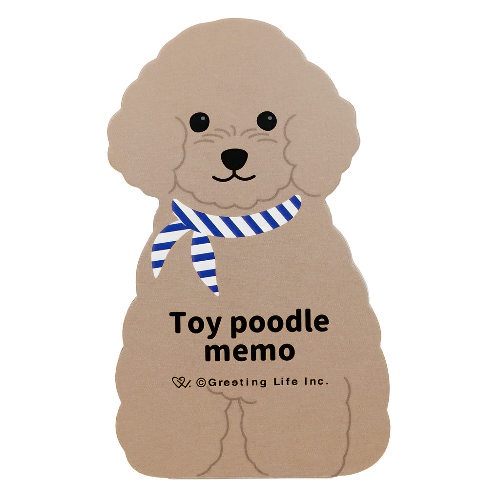 Memo Pad Toy Poodle