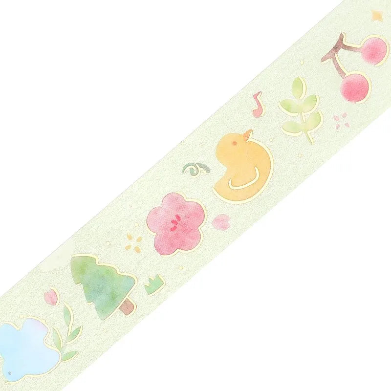 BGM Clear Tape Foil Stamped Life Melody
