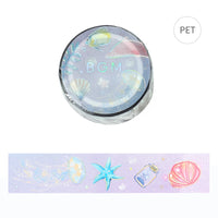 BGM Clear Tape Foil Stamped Life Ocean view 1