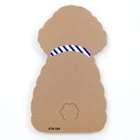 Greeting Life Animal Die-Cut Memo: Poodle view 2