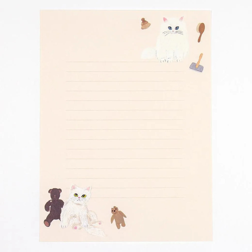 Greeting Life Cat x Kahoko Sodeyama Letter Set