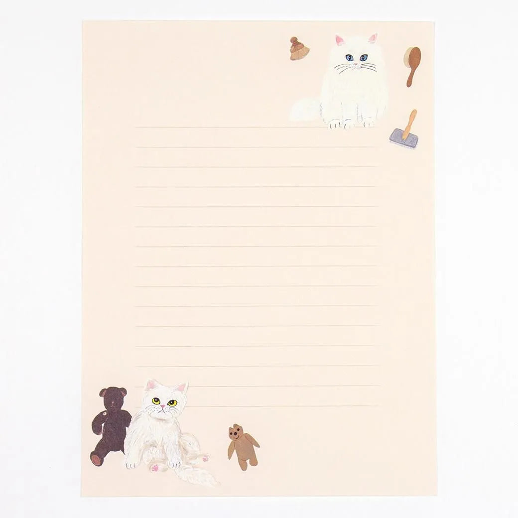 Greeting Life Cat x Kahoko Sodeyama Letter Set