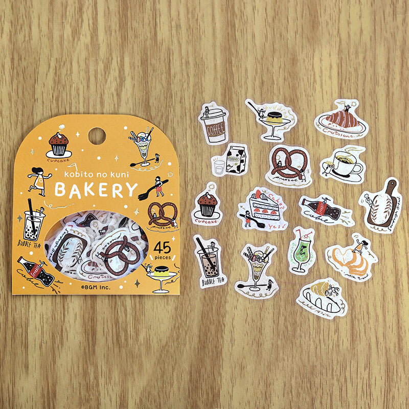 BGM Washi Flake Stickers The Land of the Dwarves - Bakery