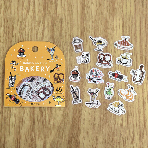 BGM Washi Flake Stickers The Land of the Dwarves - Bakery