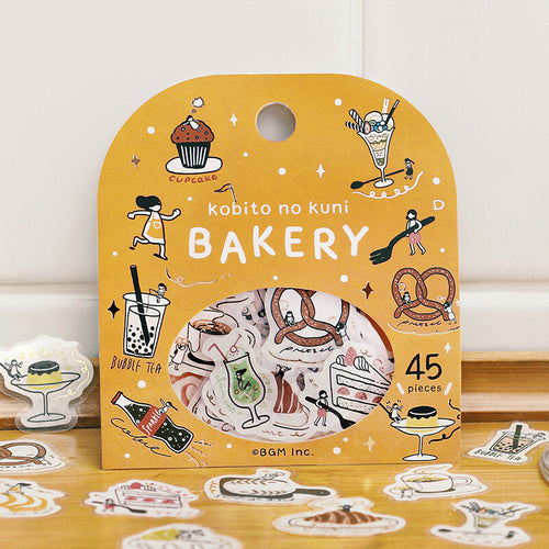 BGM Washi Flake Stickers The Land of the Dwarves - Bakery