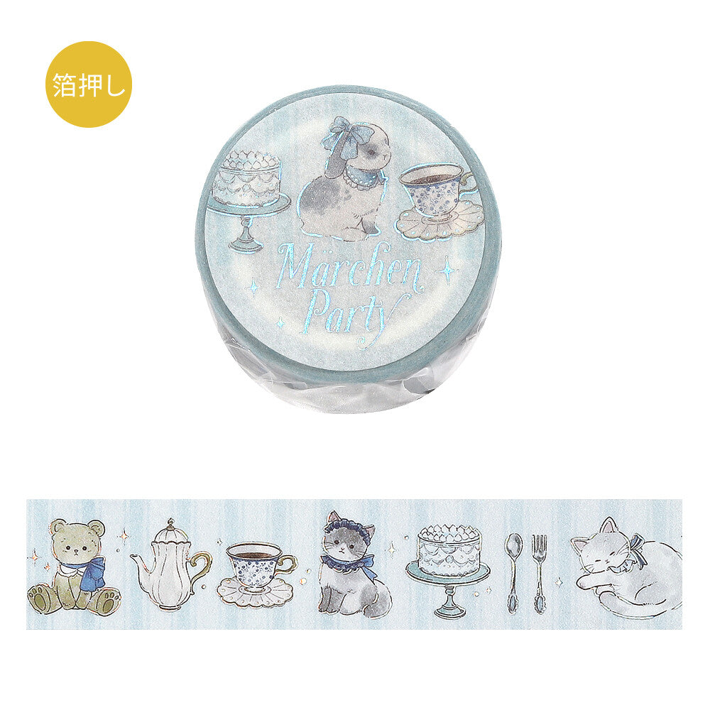 BGM Washi Tape Cat Bear 6-types