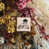 MA7stamp Rubber Stamp Fumiko - Working view 1