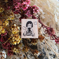 MA7stamp Rubber Stamp Fumiko -  Warm and Cozy view 1