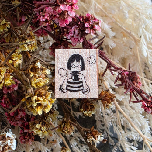 MA7stamp Rubber Stamp Fumiko -  Warm and Cozy