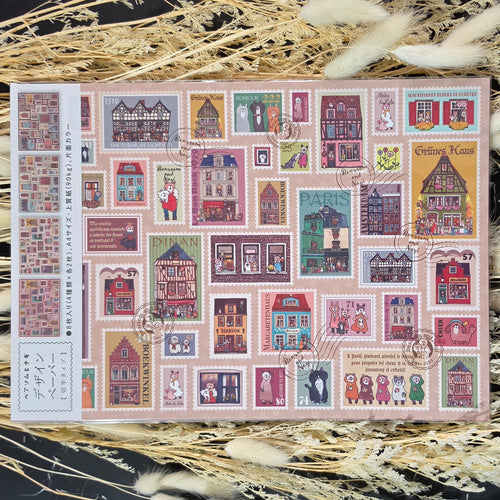 Bearsom and Nagi Design Paper - Stamp Edition