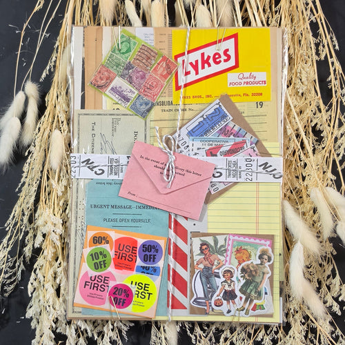 Vintage Collage Journaling Set