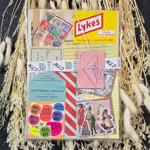 Vintage Collage Journaling Set