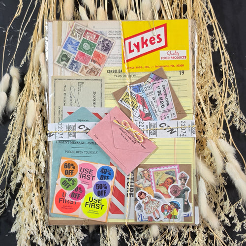 Vintage Collage Journaling Set