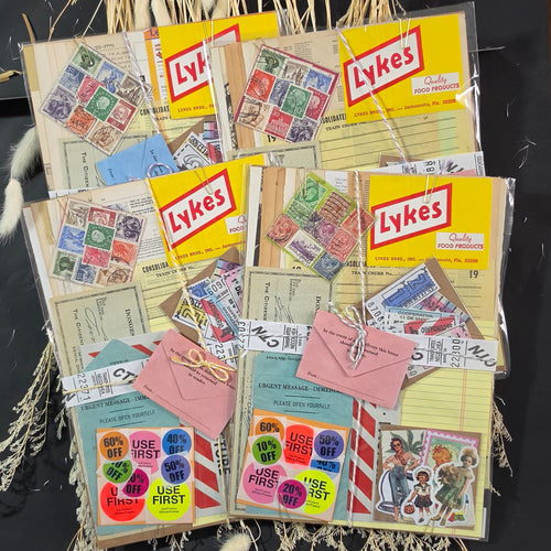Vintage Collage Journaling Set