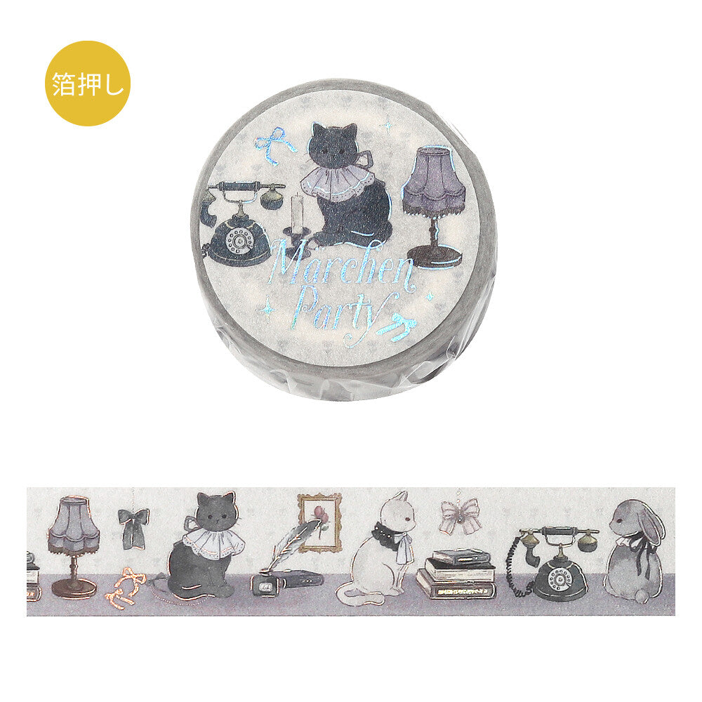 BGM Washi Tape Cat Bear 6-types
