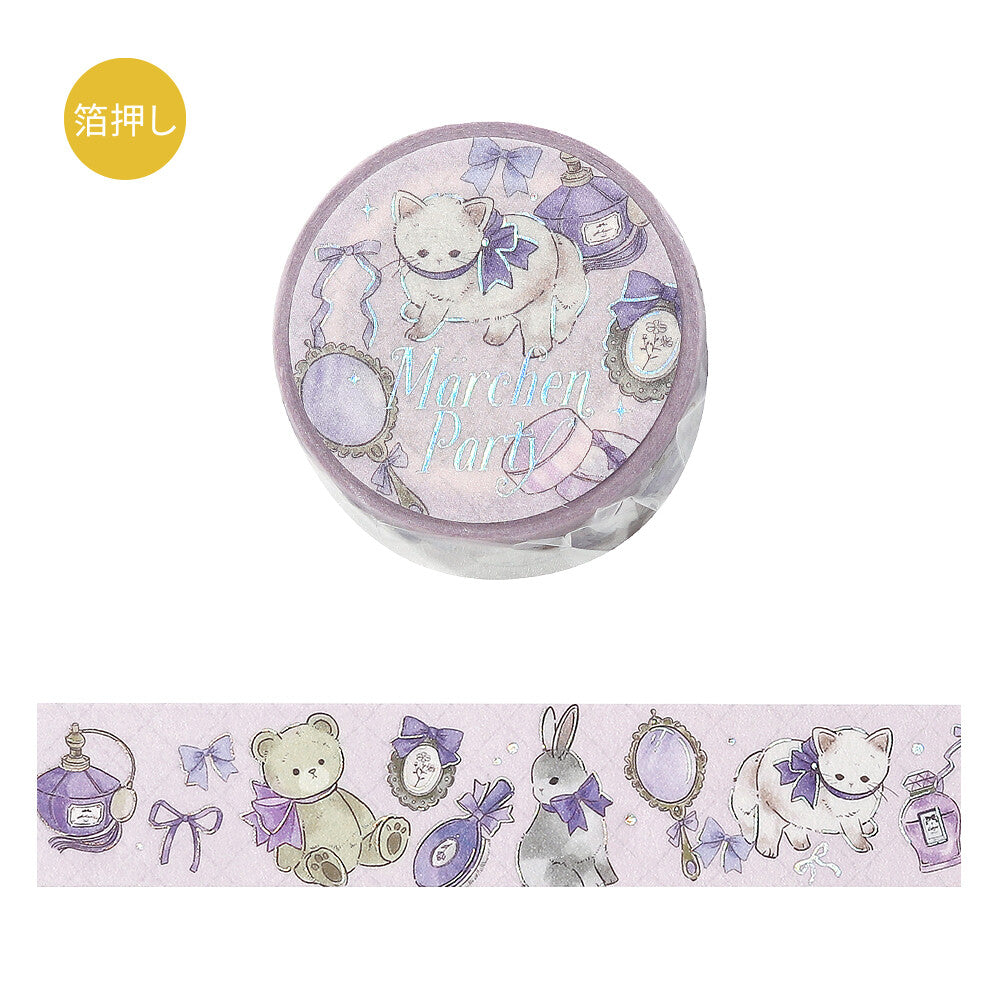 BGM Washi Tape Cat Bear 6-types