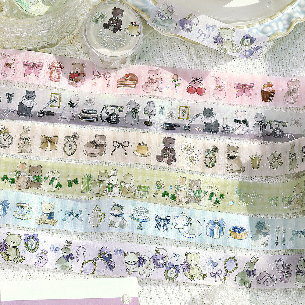 BGM Masking Tape Foil Stamped Fairytale Party - Perfume