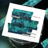 BGM Masking Tape Double Foil Stamped Sky Encyclopedia - Aurora view 4