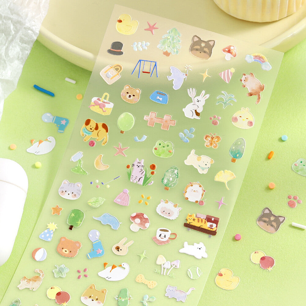 BGM Icing Stickers Animal Meets