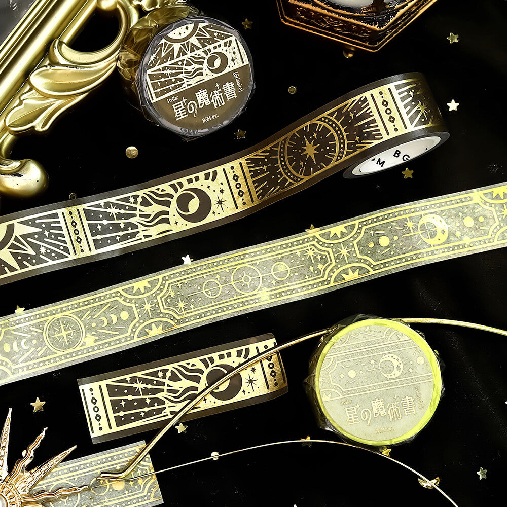 BGM Masking Tape Foil Stamped Book of Star Magic - Sacred