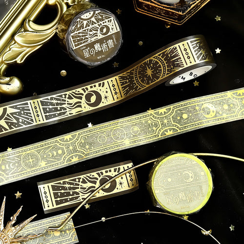 BGM Masking Tape Foil Stamped Book of Star Magic - Sacred