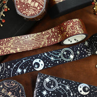 BGM Masking Tape Foil Stamped Book of Star Magic - Darkness view 3