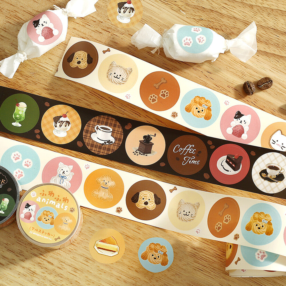 BGM Planner Stickers Roll Sticker 6-types