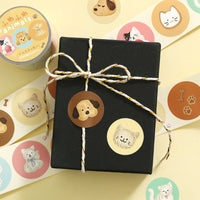 BGM Round Stickers - Fluffy Animals view 5