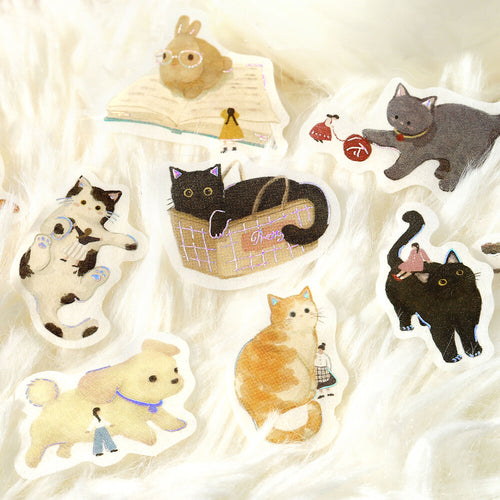 BGM Washi Flake Stickers Petit Story - Animal