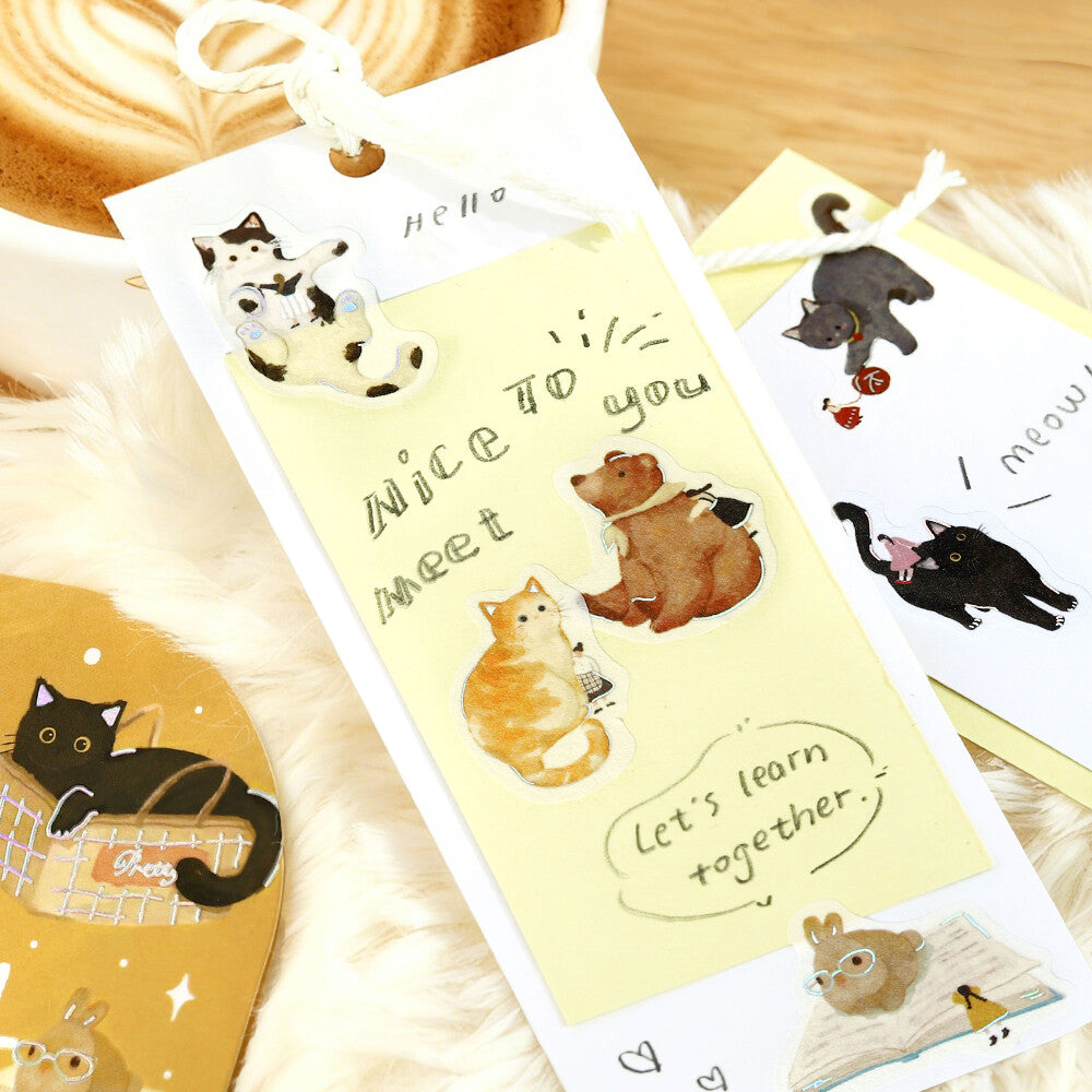 BGM Washi Flake Stickers Petit Story - Animal