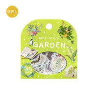 BGM Washi Flake Stickers Petit Story - Garden view 1